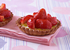 Tartelettes aux fraises et citron
