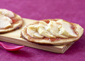 Tartelettes sablées pommes groseilles