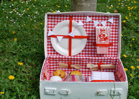 DIY : ma valise pique-nique vintage