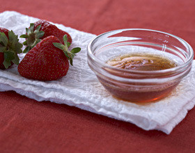 Vinaigrette à la fraise