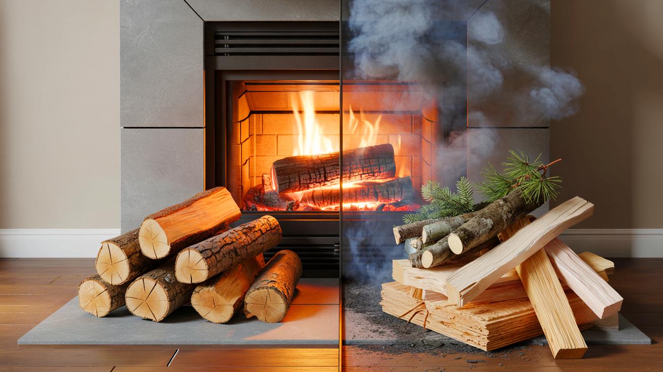 Bois de chauffage : voici les essences résineuses, les bois tendres et les panneaux de particules à ne jamais brûler dans une cheminée