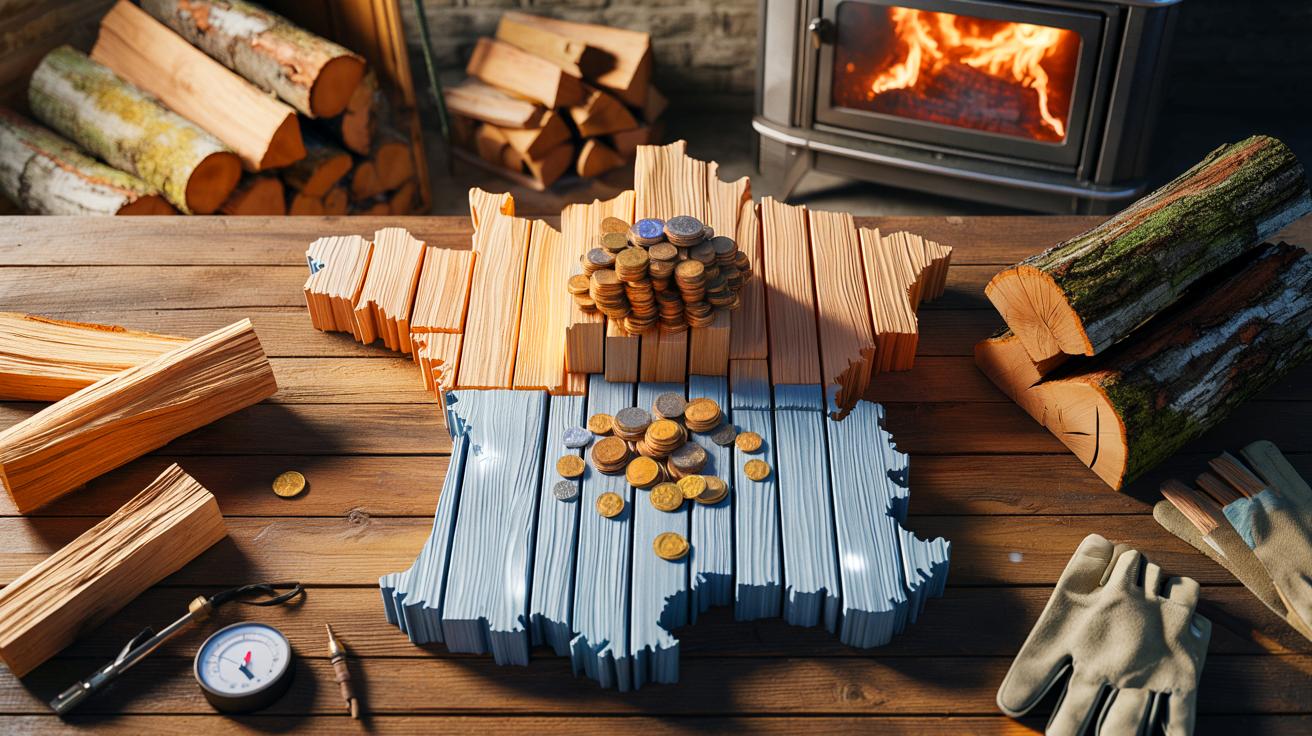 Bois de chauffage : voici les régions où le stère atteint 117 € en 2025, avec la Bretagne en tête et un écart inédit avec l’est