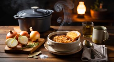 Ce bol de soupe à l’oignon le soir: 3 effets concrets sur le sommeil quand les nuits rallongent, avec 700 g d’oignons et une cuisson douce