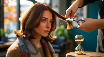 Ce chiffre qui brise le mythe de la coupe des pointes et de la pousse des cheveux : 1,5 cm par mois, pas plus