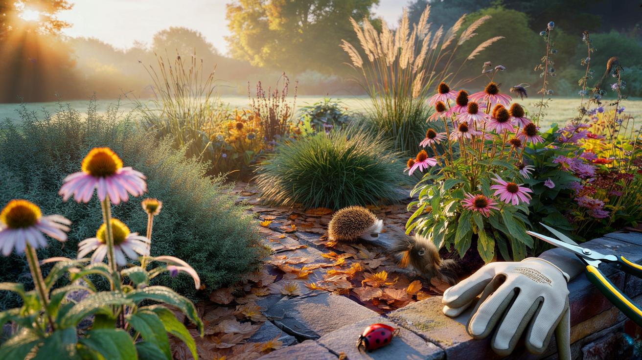 Ce conseil des paysagistes pour vos massifs d’automne: 5 raisons de ne pas tout arracher et un jardin plus vivant dès mars