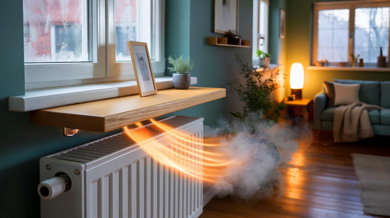 Ce geste au-dessus du radiateur peut économiser jusqu’à 50€: voici comment une simple étagère allège la facture de chauffage cet hiver