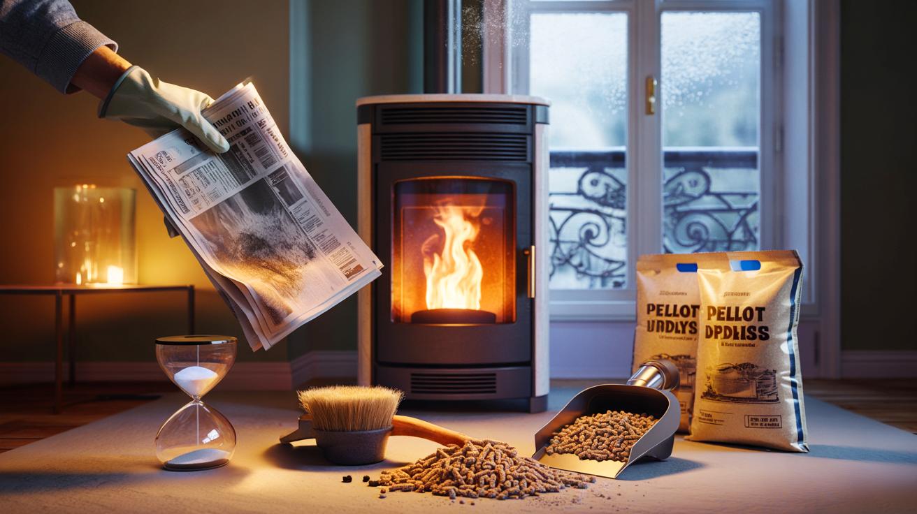 Ce geste de 2 minutes pour le poêle à granulés: jusqu’à 20 % de pellets en moins en France cet hiver 2025