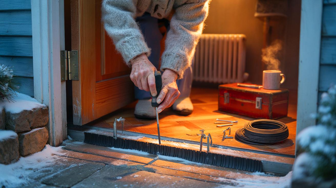 Ce geste oublié des grands-mères contre les courants d&rsquo;air promet jusqu&rsquo;à 20% d&rsquo;économie de chauffage en hiver