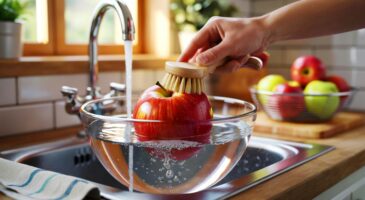Ce geste validé par des chercheurs sur les pesticides des pommes : 40 °C et une brosse, le duo simple qui change tout dans nos cuisines