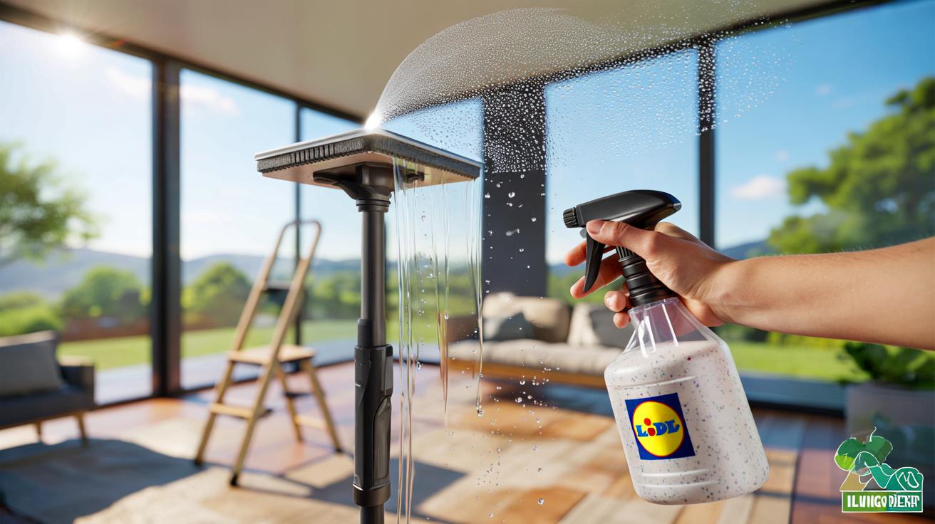 Ce lave-vitres Lidl à 11,99 euros intrigue: voici l’accessoire malin qui atteint même les fenêtres les plus hautes