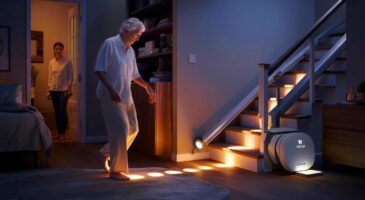 Ce Light Assist qui anticipe chaque pas à la maison rassure les seniors et leurs proches, avec l’appui de TK Home Solutions