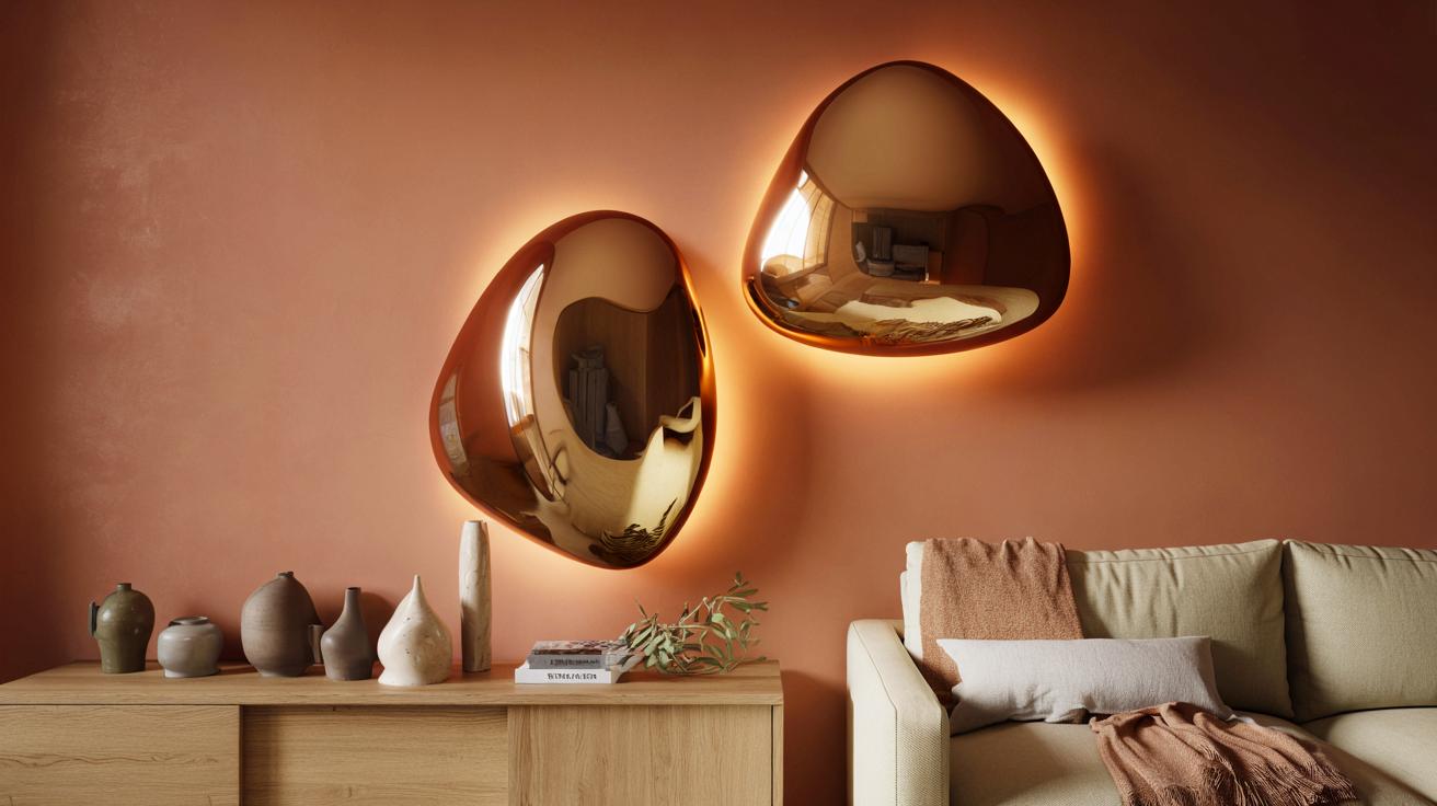 Ce luminaire IKEA à 79,99 euros fascine les décorateurs: un miroir lumineux qui donne au salon des airs de galerie d’art