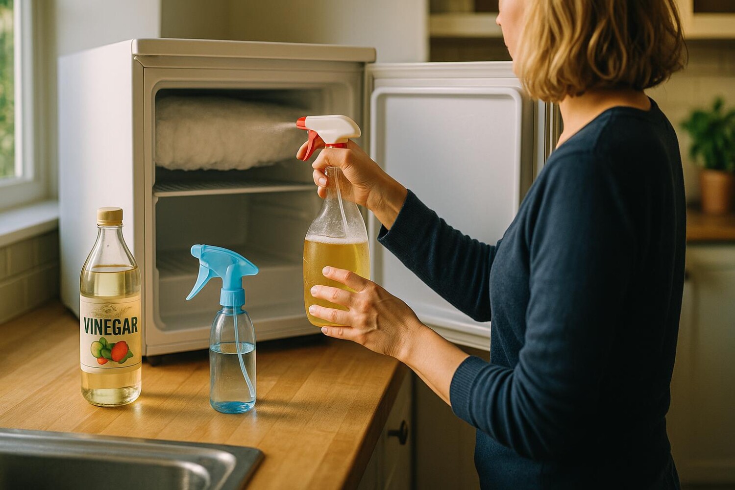 C&rsquo;est l&rsquo;astuce de nos grand-mères pour pour dégivrer un frigo ou un congélo, ce mélange maison fait tout fondre en quelques minutes