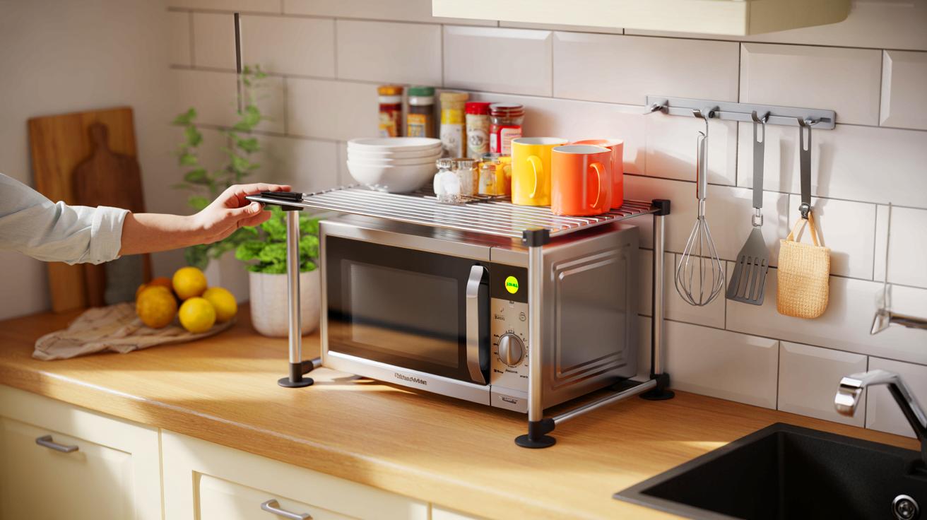 Ce meuble Lidl à 16,99 euros fait gagner de la place dans la cuisine: l’étagère extensible Livarno Home qui affole les avis clients