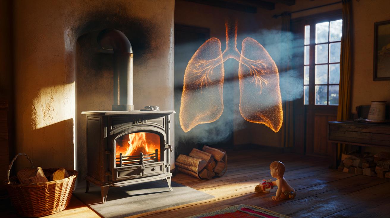 Ce poêle à bois plébiscité par 7,4 millions de foyers pourrait nuire aux poumons comme le tabac, selon des pneumologues européens