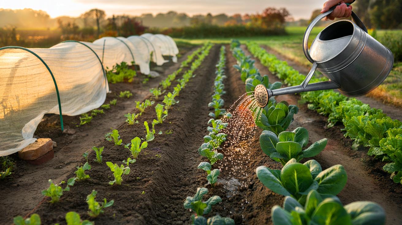 Ce que personne ne vous dit sur les semis tardifs d’épinards et de mâches : voici 3 gestes et 25 à 30 cm pour l’hiver