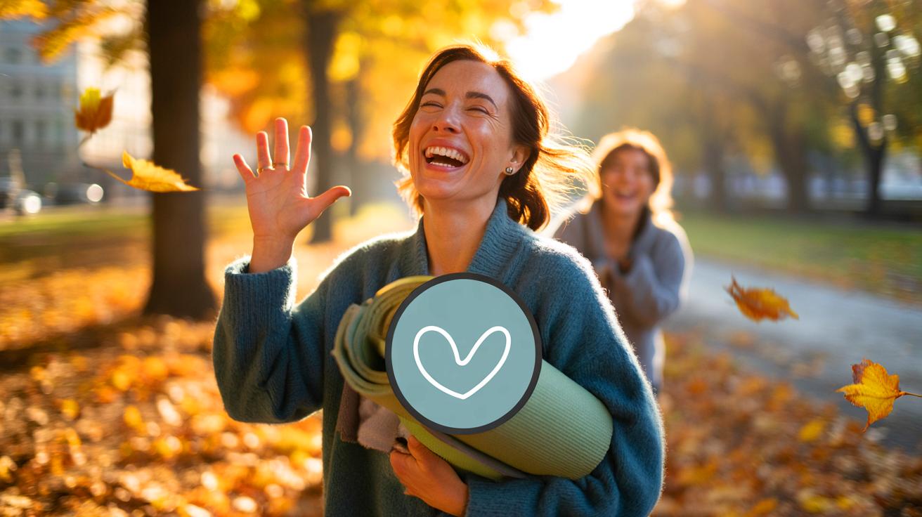 Ce rituel de 5 minutes basé sur le rire chaque jour promet l’effet d’une séance de yoga et une baisse du cortisol, à tester cet automne