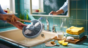 Ce rituel de grand-mère réduit l&rsquo;humidité de 70% dans la salle de bain avec 2 ingrédients naturels et fait baisser la facture d&rsquo;électricité