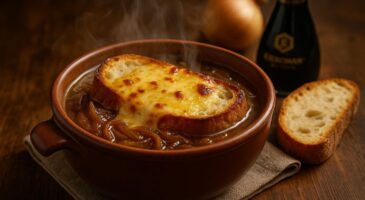 Ce secret d&rsquo;un chef pour sublimer la soupe à l&rsquo;oignon : l&rsquo;ingrédient inattendu qui change tout