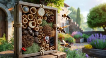 Ce vieil hôtel à insectes inspiré des jardins monastiques augmenterait la pollinisation de 40 %