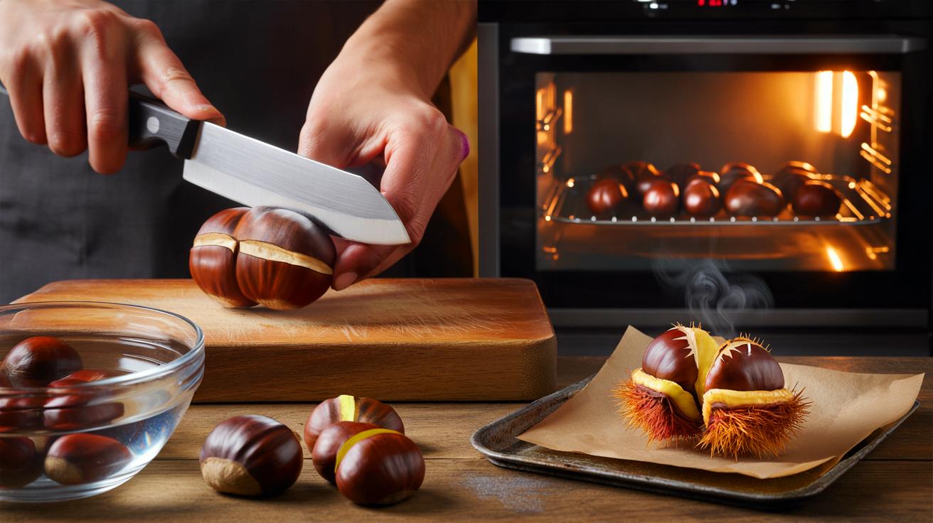 Châtaignes immangeables : ce geste en 7 minutes au couteau et la cuisson à 200 degrés, voici l’erreur qui ruine votre automne