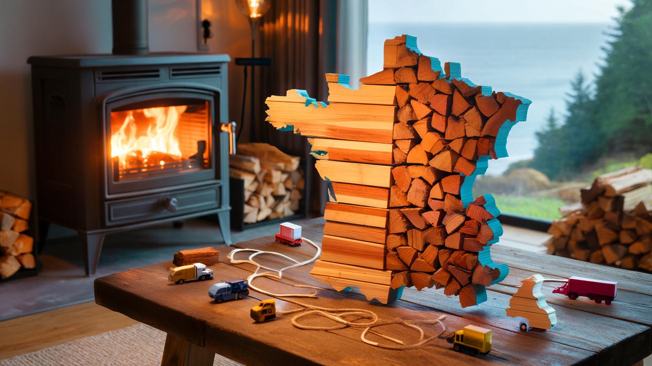 Chauffage au bois : voici les régions où il coûte le moins cher en 2025, et pourquoi la Bretagne atteint 117 € le stère