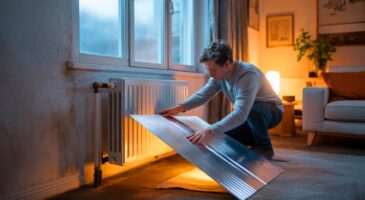 Chauffage : ce panneau réflecteur à 5 € qui fait baisser la note jusqu’à 10 % sur une facture moyenne de 1 683 €