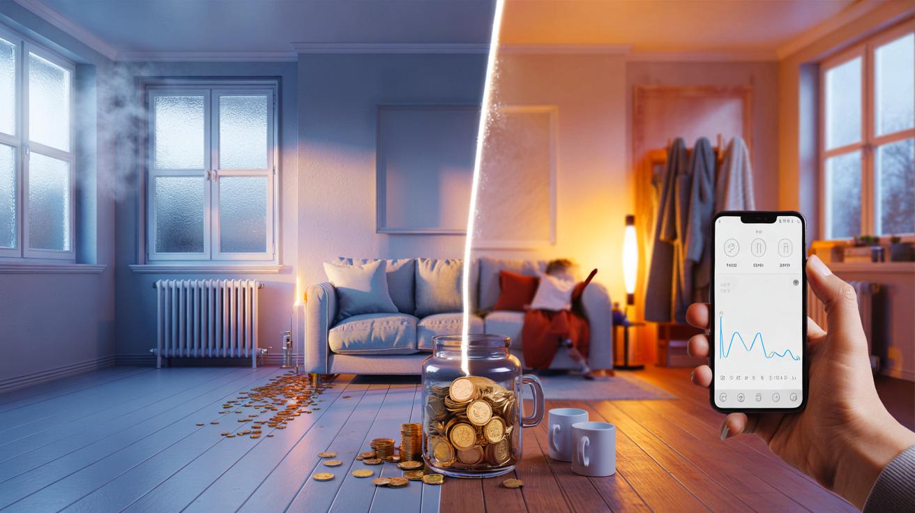 Chauffage : voici ce que coûte vraiment le laisser allumé en continu, et comment les 1700 € annuels baissent avec un thermostat connecté qui économise 15 %