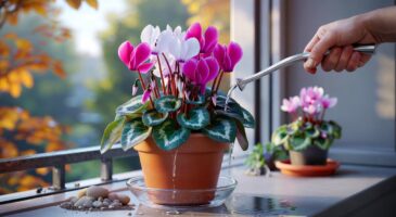 Cyclamen en automne : ce réglage d’arrosage en octobre qui évite la pourriture et garde les fleurs jusqu’à l’hiver