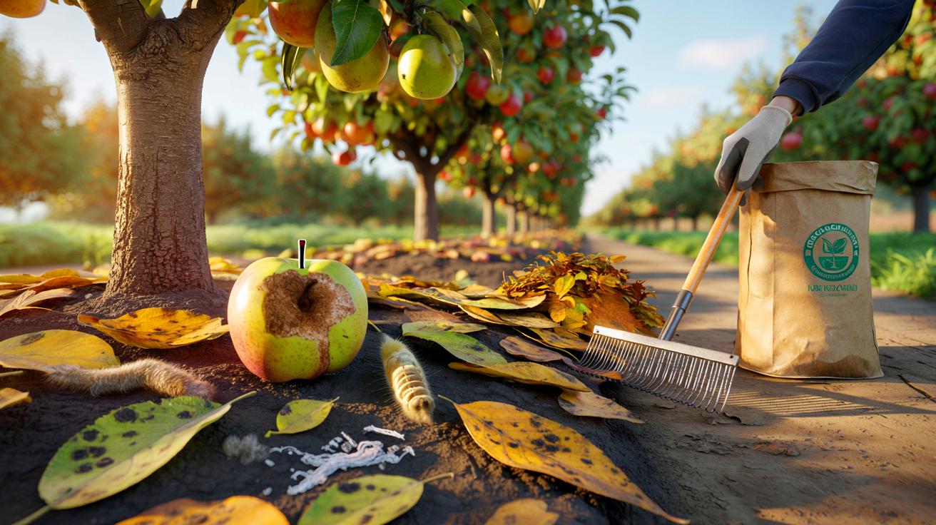 Feuilles mortes au pied des fruitiers : ce geste d’automne multiplierait de 80 % les maladies, voici pourquoi vos récoltes payent l’addition