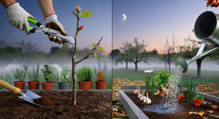 Fin octobre : ce calendrier de 15 jours en lune descendante qui change tout pour boutures, tailles et plantations au jardin