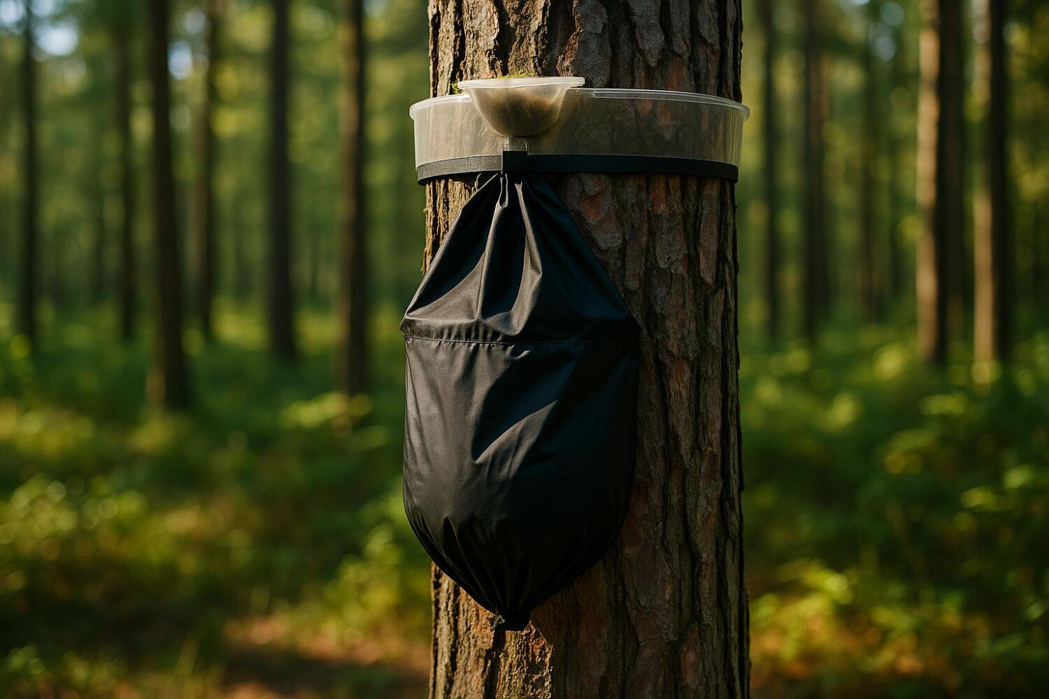 Si vous voyez des sacs noirs sur les arbres en forêt, c&rsquo;est le signe qu&rsquo;il faut fuir au plus vite
