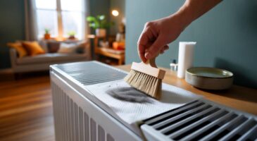Poussière et radiateurs : ce geste avec 1 feuille d’essuie-tout capture tout et vous permet de dépoussiérer sans salir la pièce