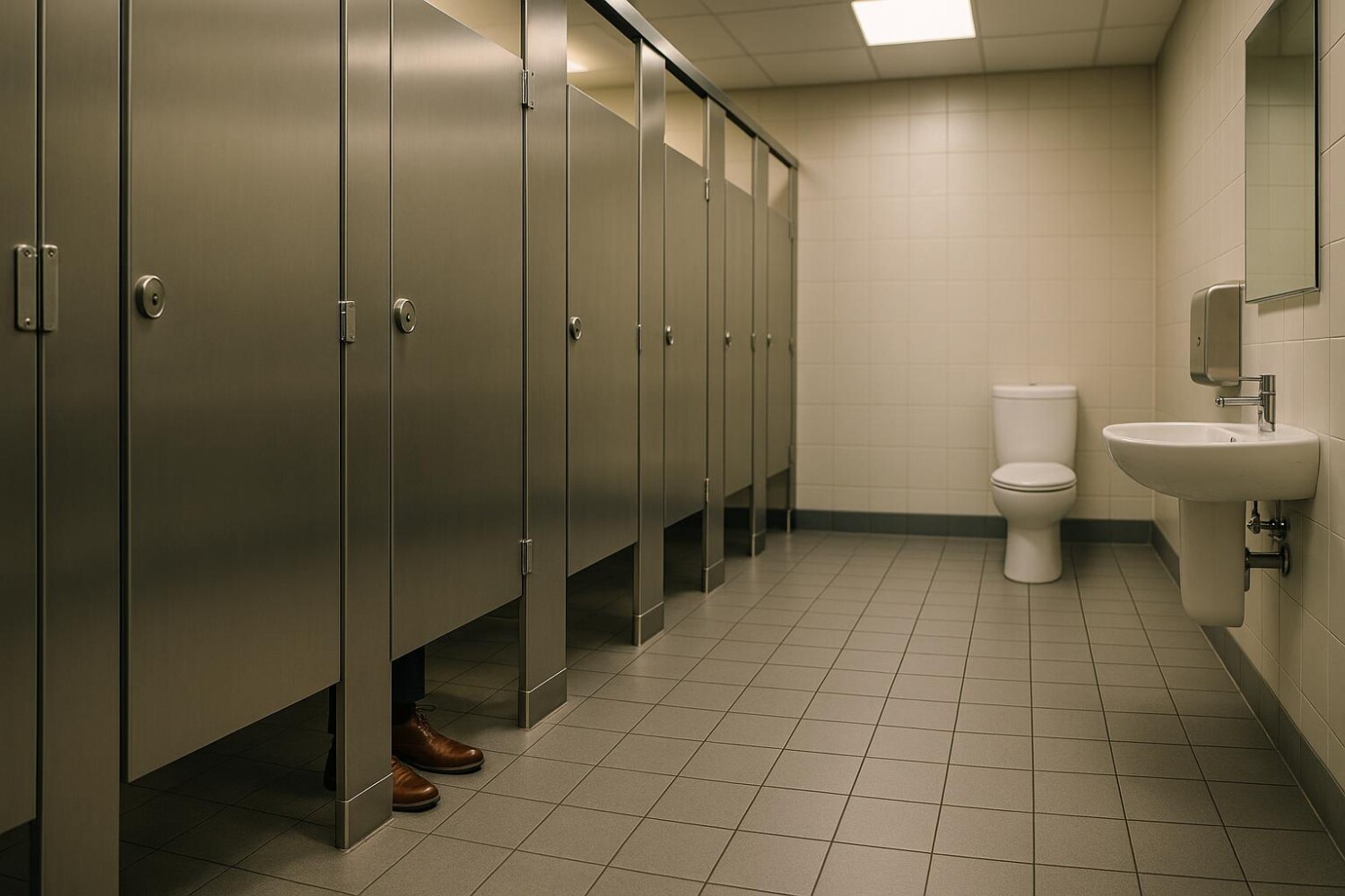 Voici pourquoi les portes des toilettes publiques ne touchent pas le sol (c&rsquo;est fait exprès)