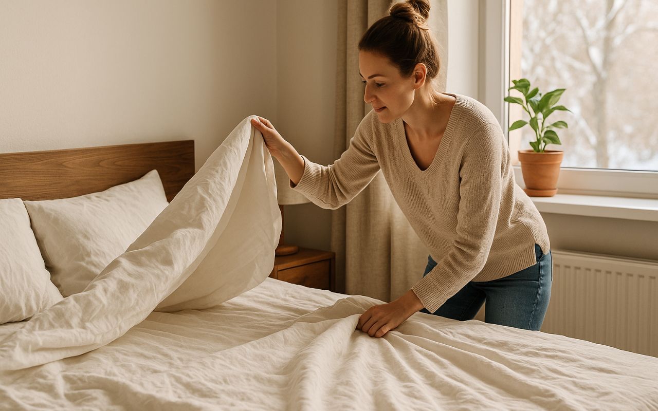 A quelle fréquence faut-il vraiment changer ses draps en hiver ? Nos conseils pour des nuits plus propres