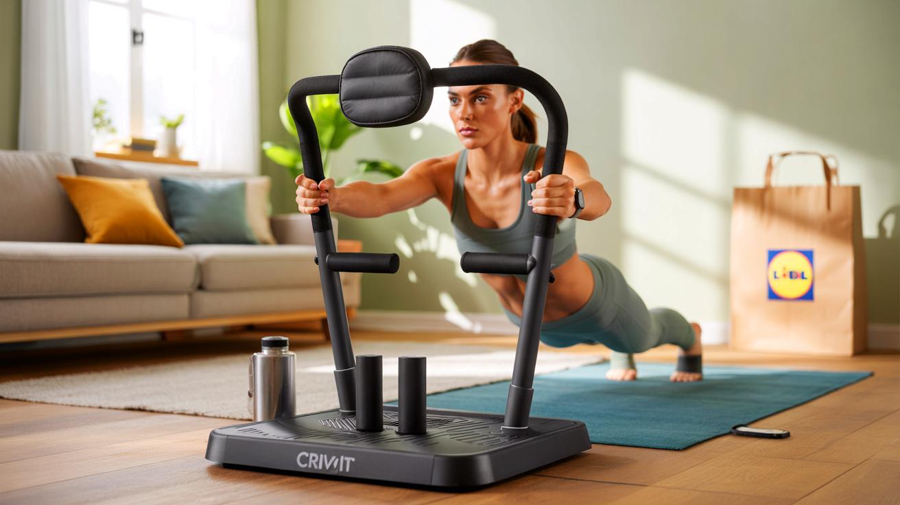 Ventre plat : cet appareil Lidl à 29,99 euros signé Crivit promet des abdos sans salle, ce détail discret séduit déjà en 2025