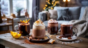 Voici 5 recettes de chocolat chaud, du moka express au Bounty coco, pour réchauffer les soirées d’hiver sans quitter le canapé