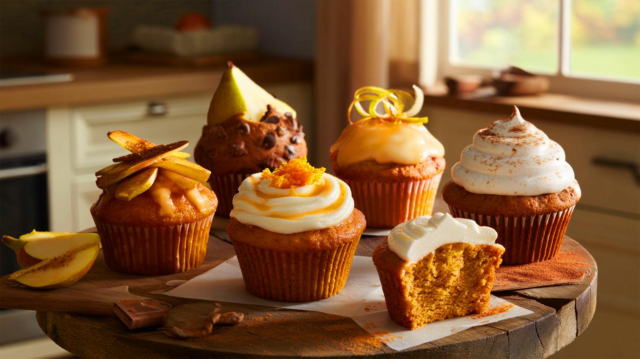 Voici 5 recettes de cupcakes ultra-moelleux pour l’automne: ce guide malin qui fait lever la pâte sans robot, avec pomme, potiron et agrumes