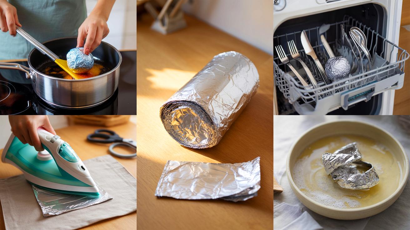 Voici 6 usages du papier d’aluminium méconnus pour nettoyer la maison plus vite, et le détail qui change tout au repassage