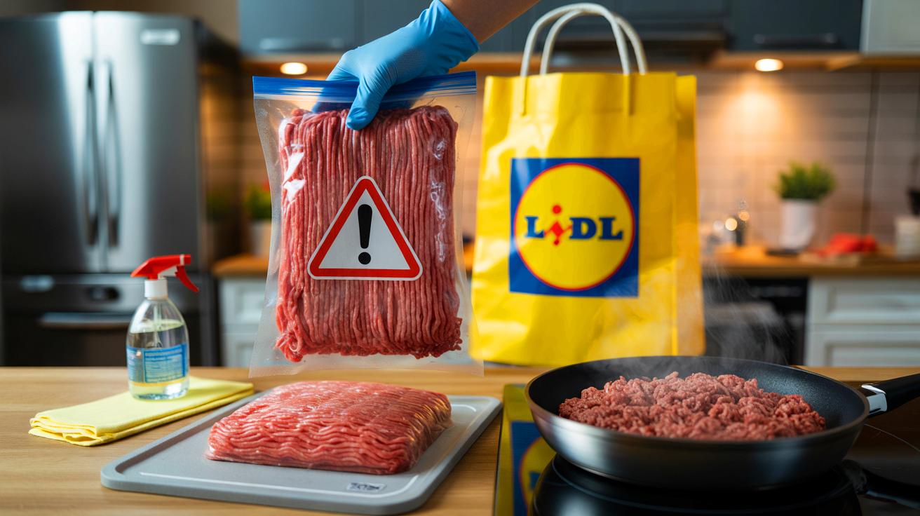 Inquiétude chez Lidl : plusieurs lots de viande hachée rappelés pour présence de bactéries
