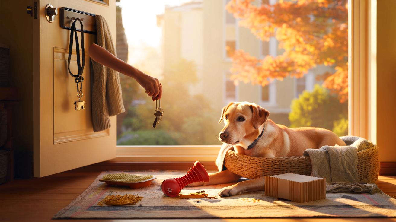 Voici comment aider son chien à mieux vivre vos absences : des gestes simples, des jouets Kong et une routine apaisante pour l’automne 2025