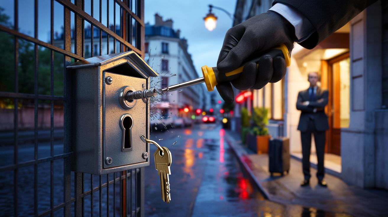 La faille des boîtes à clés : un simple tournevis suffit encore pour les cambrioleurs