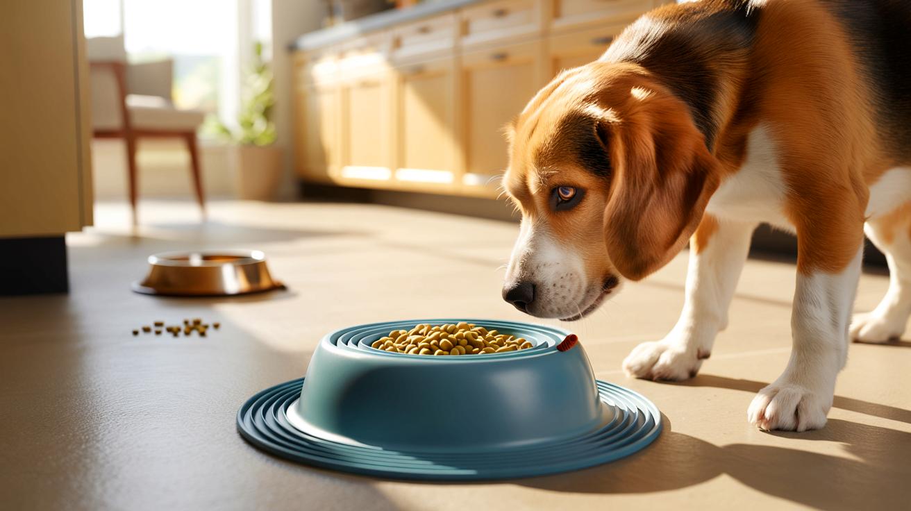 Voici l’astuce en 1 geste pour en finir avec les croquettes autour de la gamelle: la gamelle anti-débordement s’impose dans nos cuisines
