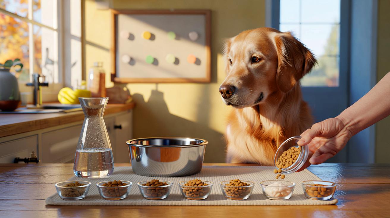 Voici le bon rythme pour l’alimentation de votre chien : 7 à 10 jours de transition, 20 % à 80 %, et moins de changements par mois