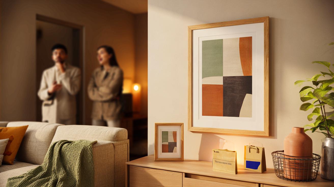 Voici le cadre à 4,99 € chez Action qui fait illusion: vos invités penseront à une œuvre de galerie, et il est en stock limité