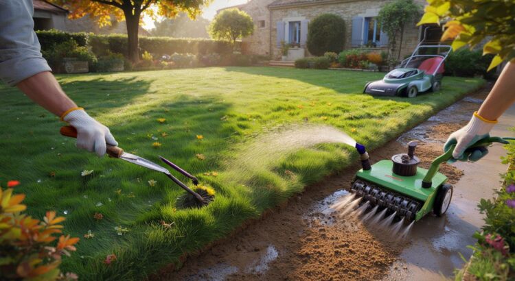 Voici le créneau du 14 au 23 octobre qui fait un gazon sans mauvaises herbes: 3 actions simples pour tout changer