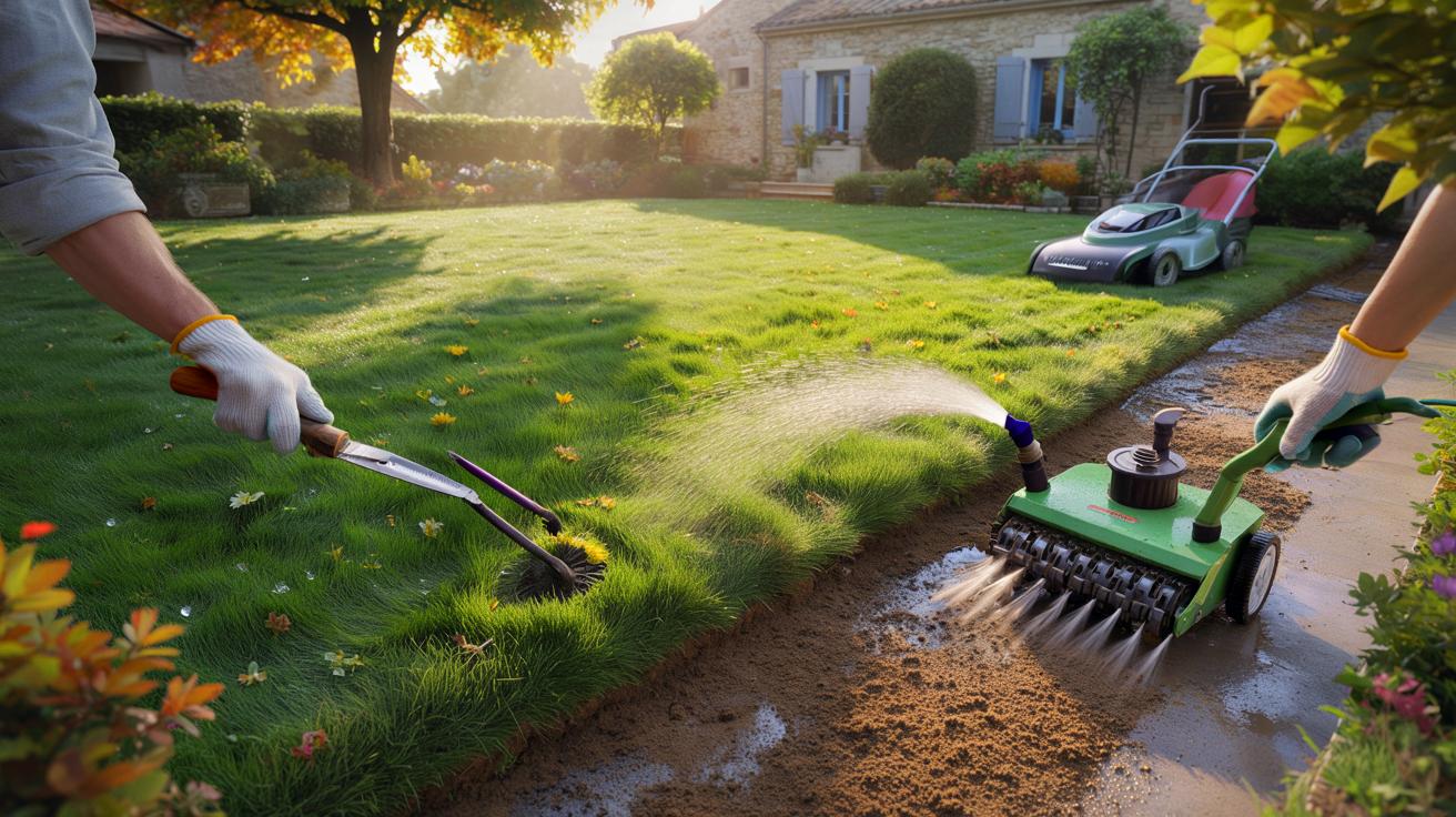 Voici le créneau du 14 au 23 octobre qui fait un gazon sans mauvaises herbes: 3 actions simples pour tout changer