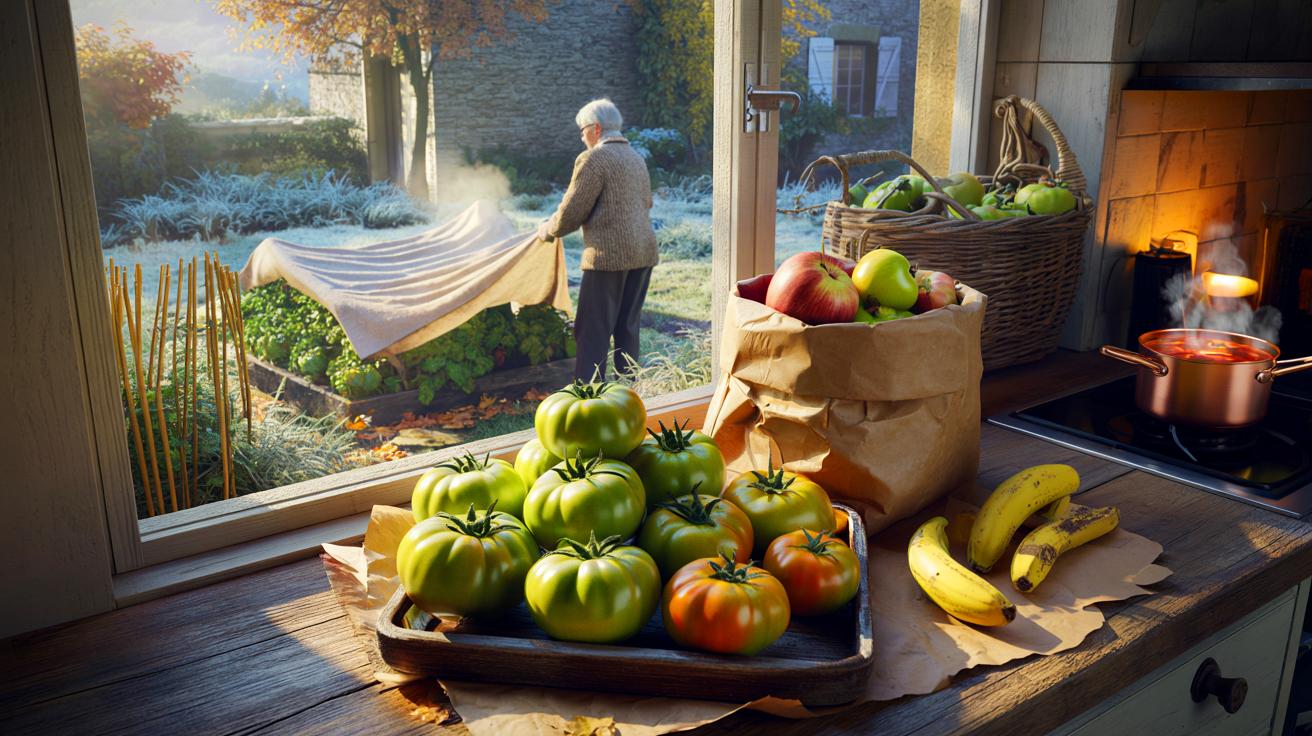 Voici les 3 gestes des anciens pour sauver vos tomates vertes avant les gelées, à appliquer dès l’automne 2025 dans les jardins français
