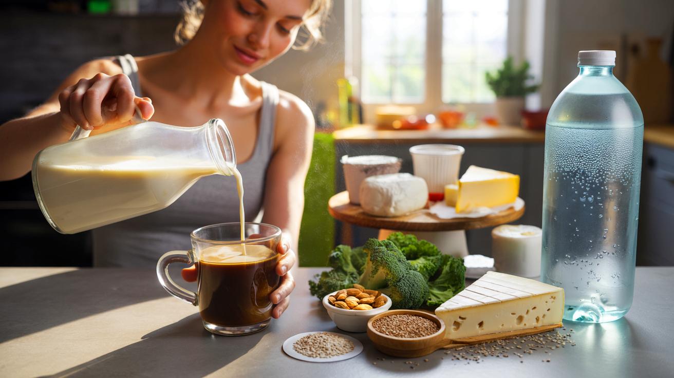 Voici pourquoi j&rsquo;ai arrêté les produits laitiers : le signal venu du lait de vache, le calcium autrement et ce qui a changé pour ma santé