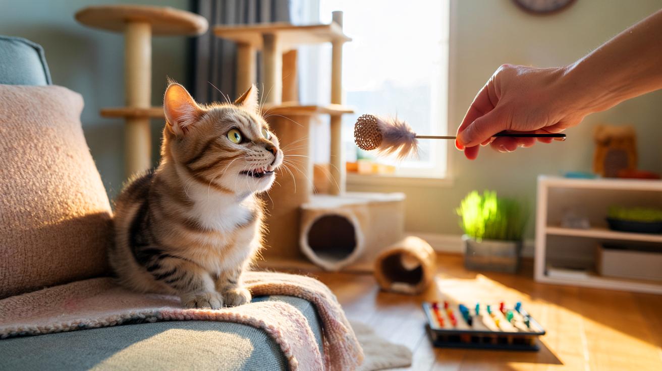 Voici pourquoi votre chat mâchouille vos vêtements et comment l’arrêter : 10 minutes matin et soir qui changent tout